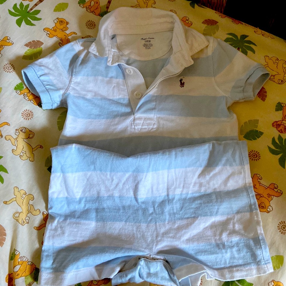 Ralph Lauren shorts onesie